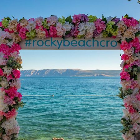 Rocky Beach Rooms Novi Vinodolski Kültér fotó